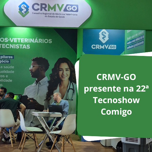 CRMV-GO presente na 22ª Tecnoshow Comigo